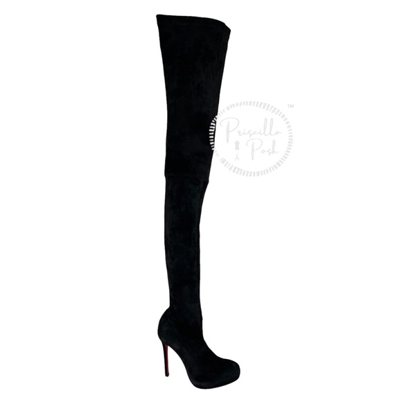 Christian Louboutin
Suede Calfskin Louise XI 120 Thigh High Boots 37.5 - Picture 8 of 16